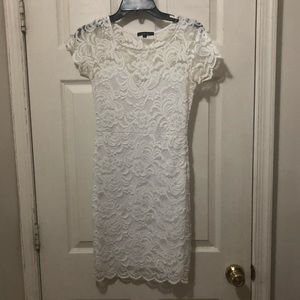 Formal Lace White Dress
